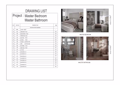 MASTER BEDROOM SHOP DRAWING :: Behance