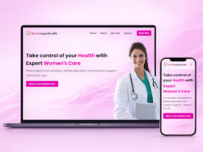 HerUniqueHealth Consult Website