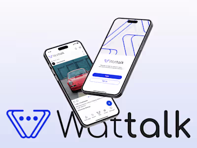 Wattalk UI/UX Design 