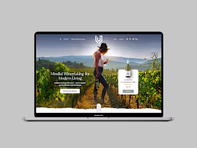 Designed a premium website concept