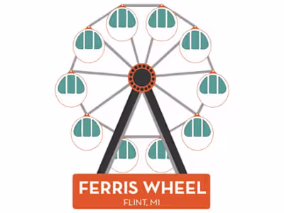 Ferris Wheel - Logo Animation
