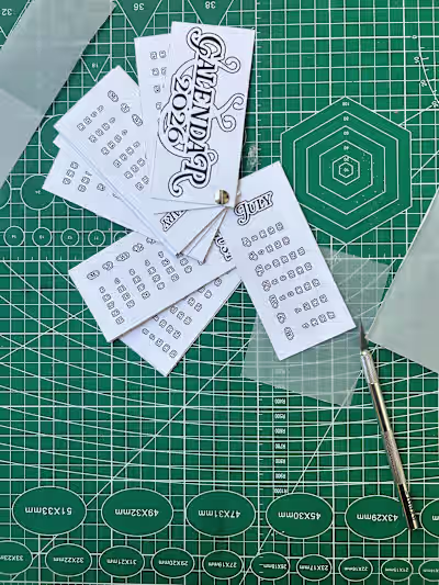 2026 Pocket Calendar in the making <3