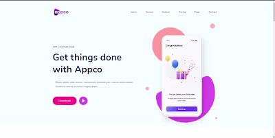 Simple Template | HTML CSS
