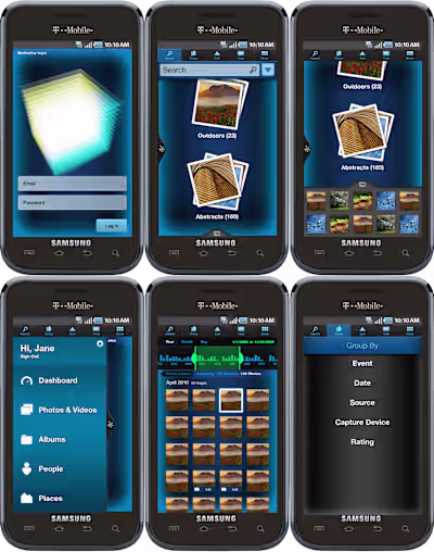 Mobile App Design for Roxio's MediaPLAY