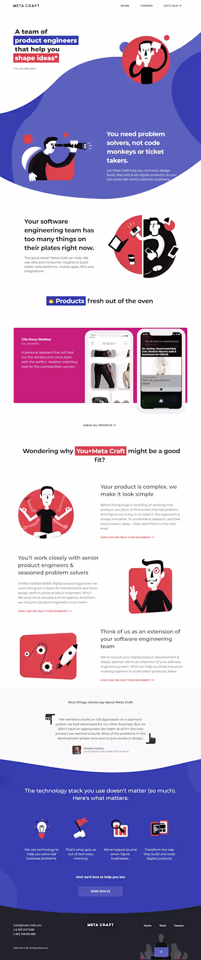 I made Meta Craft sound like engineers you actually want.