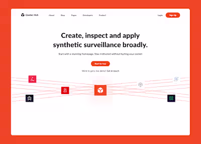 SaaS Landing Page Design