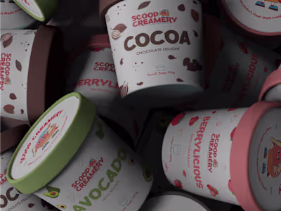 SCOOP CREAMERY | COLORFUL DESIGN STUDIO 