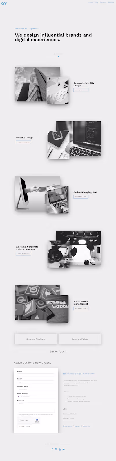 oligomedia website