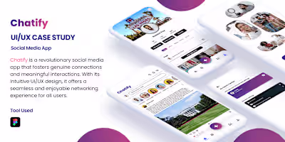 SOCIAL MEDIA APP | UI/UX CASE STUDY on Behance
