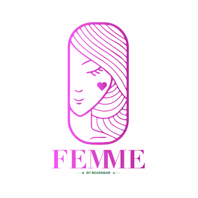 LOGO de FEMME a women beauty salon :: Behance