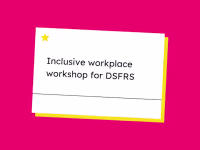 Inclusive Workplace Workshop