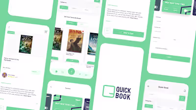 Quick Book - Book Buying & Selling App UI/UX