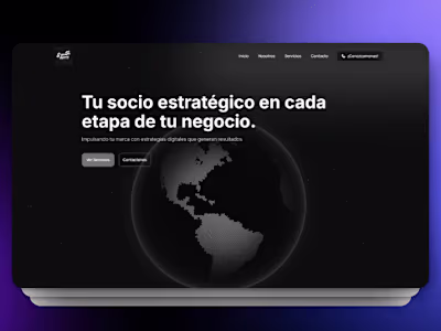 Growth Agency - Landing Page