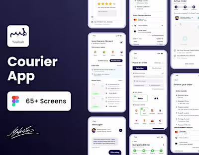 Courier Mobile App Redesign - Case Study
