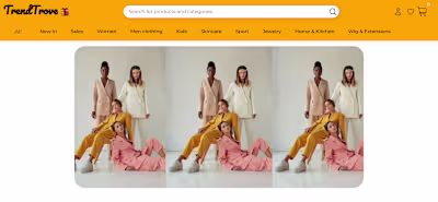 TrendTrove – E-commerce Website for Clothing & Kitchen Items