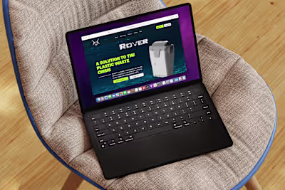 CleyX Rover Homepage Design