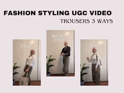 UGC Fashion Brand