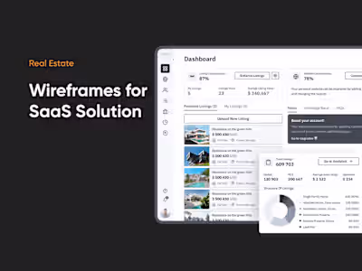 Real Estate Wizard Wireframes