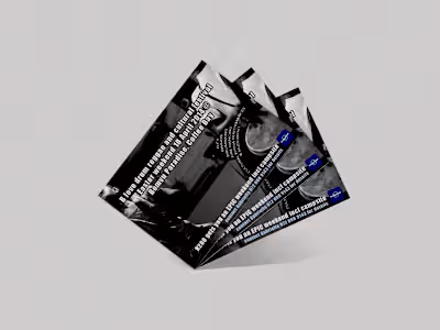 Advertisement design.