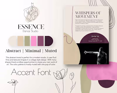 Brand Packages for Dance and Performance Studios