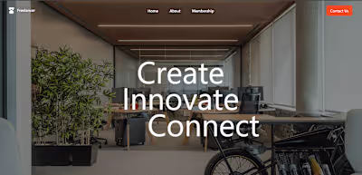 Freelancer Hub: A Collaborative Co-Working Space for Innovators
