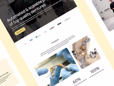 FIDENTIS – Landing Page Creation