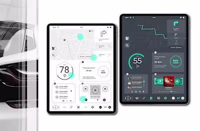 Designing an electric car dashboard