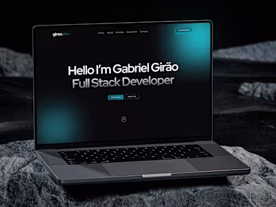 Girão.dev – Portfolio Website Development