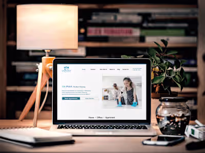 On Point Cleaning Service Company - Web Design Rebranding 