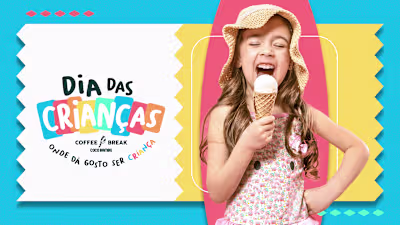 Onde dá gosto ser Criança - Coffee Break :: Behance