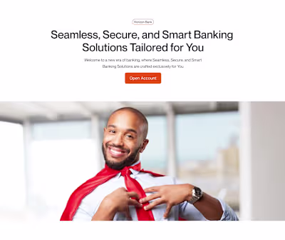 Horizon Bank Website Design and Development