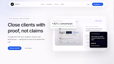Proof OS is a lightweight