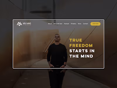 Squarespace Coaching Website for Sam Daghash