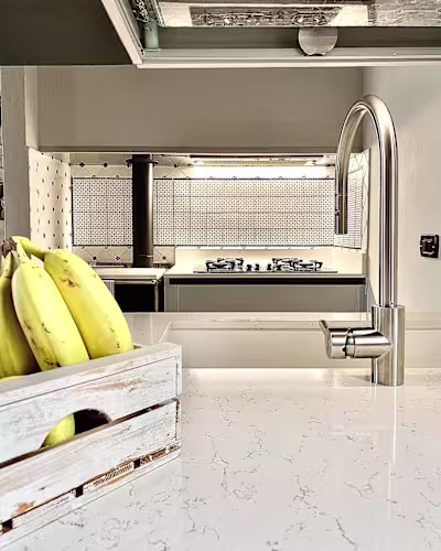 Contemporary Kitchen in a Country Home