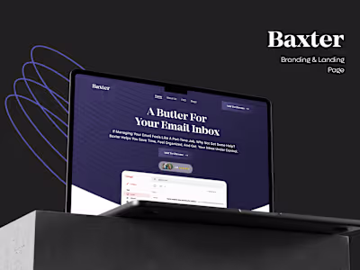 Baxter — Web Design & Branding