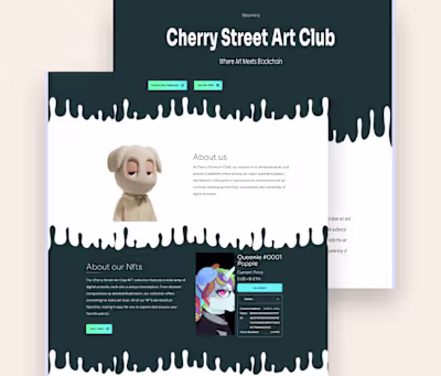 Design an NFT website with minting functionality using elementor
