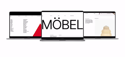 Möbel - Branding and Cargo development 