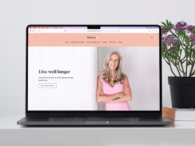 Biohackher Shopify Website