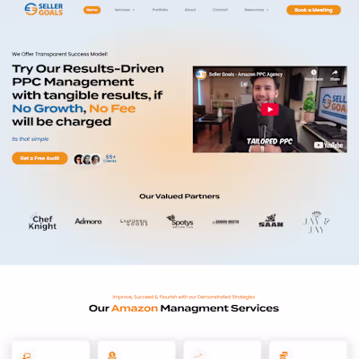 High Converting Website for Amazon