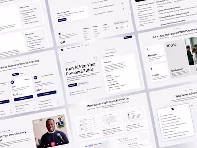 Vertech Academy Website Redesign and Development.
