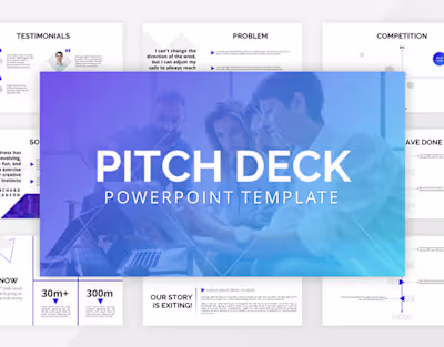 Pitch Deck Powerpoint Presentation Template