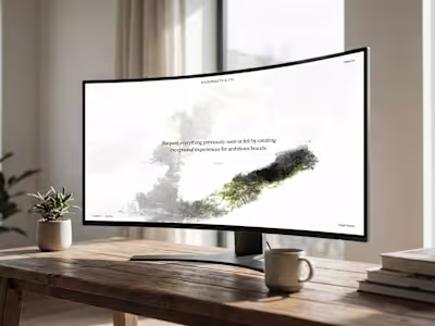 Minimal Website Design for Maisonsiete & Co