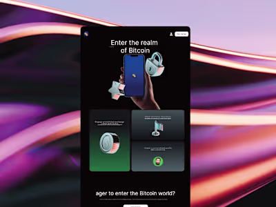Framer Landing page - Web design