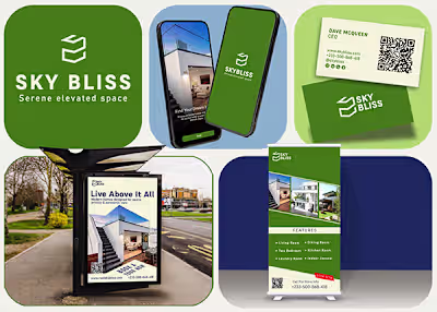 Sky Bliss - Real Estate Brand Identity
