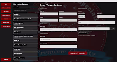 Built an internal system to