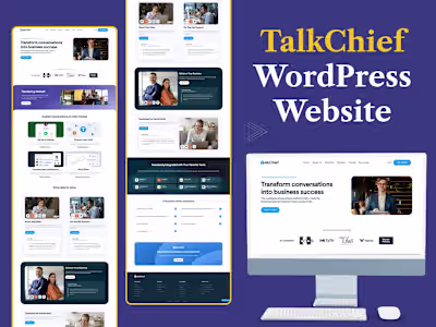 TalkChief | Wordpress Website