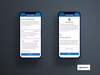 Spectrum:❄️ Seasonal Management Service