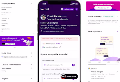 Revamping the User Profile Experience at Foundit