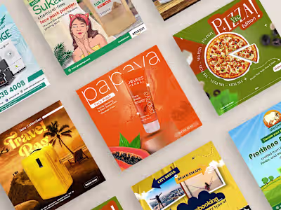 Social Media Design for Different Clients