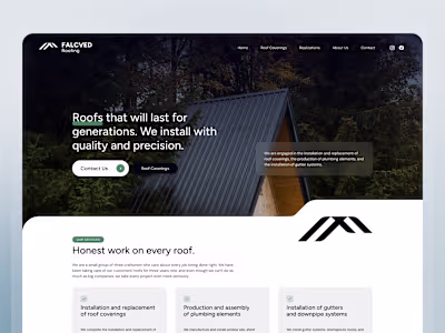 Roofing Craftsmen Web Design & WordPress Development